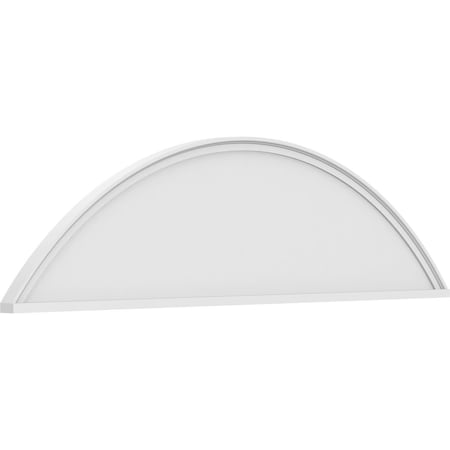 Ekena Millwork Segment Arch Smooth Architectural Grade PVC Pediment, 70"W x 18-1/2"H x 2"P PEDPS070X185SEG00